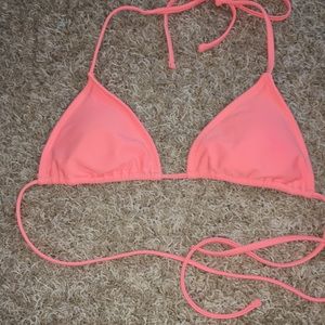 triangle tie bikini top